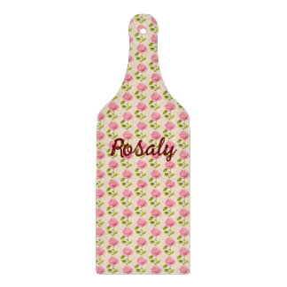 Planche À Découper Modèle de roses rose pink
