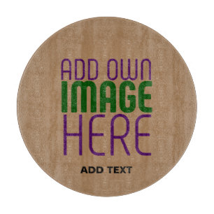 PLANCHE À DÉCOUPER MODÈLE DE TEXTE D'IMAGE BROWN SIMPLE MODERNE