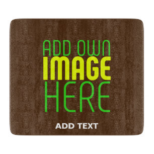 PLANCHE À DÉCOUPER MODÈLE DE TEXTE D'IMAGE BROWN SIMPLE MODERNE