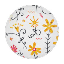 Modèle floral lunaire