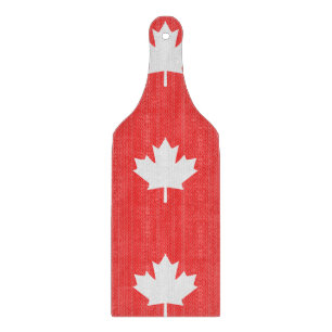 Planche À Découper Modèle Knit Maple Leaf Tricot Motif