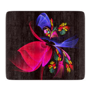 Planche À Découper Moderne coloré Floral Abstrait Art Motif #06