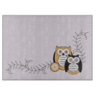 Planche à découper moderne de hiboux