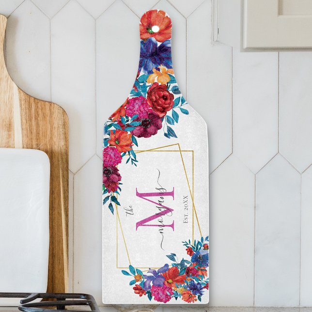 Planche À Découper Moderne Elégante Fleur de Fiesta Mexicaine Établie (Créateur téléchargé)