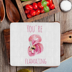 Planche À Découper Moderne Vous Flamazirez Beauté Flamant rose rose