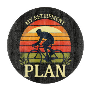 Planche À Découper Mon Plan De Retraite Passionné De Cyclisme