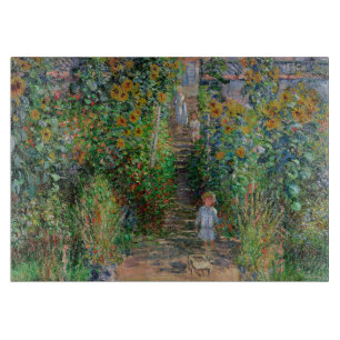 Planche À Découper Monet Garden Vetheuil Impressionim Peinture