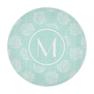 Planche À Découper Monogramme   Bonheur des Plantes   Pastel Succulen