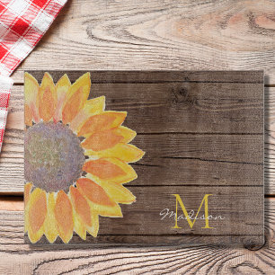 Planche À Découper Monogramme rustique moderne