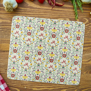 Planche À Découper Monogramme scandinave Motif scandinave de roupie n
