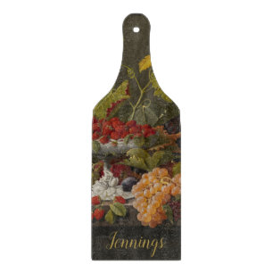 Planche À Découper Monogramme Vintage élégant