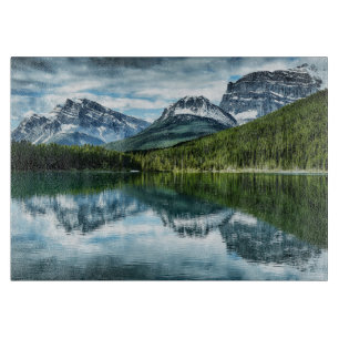 Planche À Découper Montagnes Canadian Rockies, Alberta Canada
