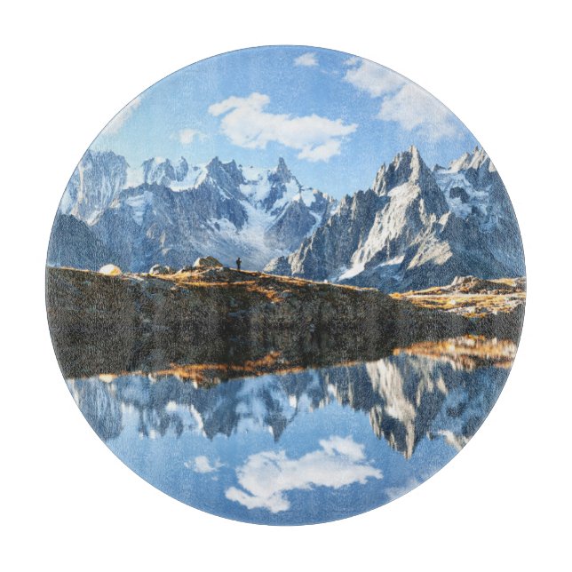 Planche À Découper Montagnes | Mont Blanc Massif, France (Devant)