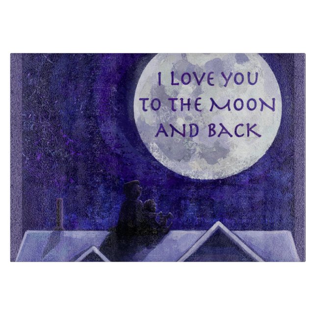 Planche À Découper Montre Lune (Devant)