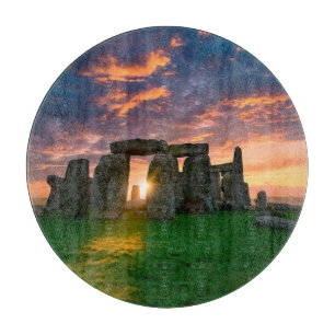 Planche À Découper Monuments Stonhenge, Angleterre