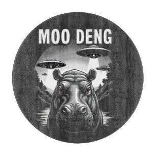 Planche À Découper Moo Deng Baby Pygmy Hippo Aliens OVNI