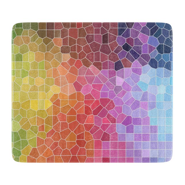 Planche À Découper Morceaux de Couleur (Devant)