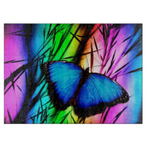 Planche À Découper Morpho sur arc-en-ciel