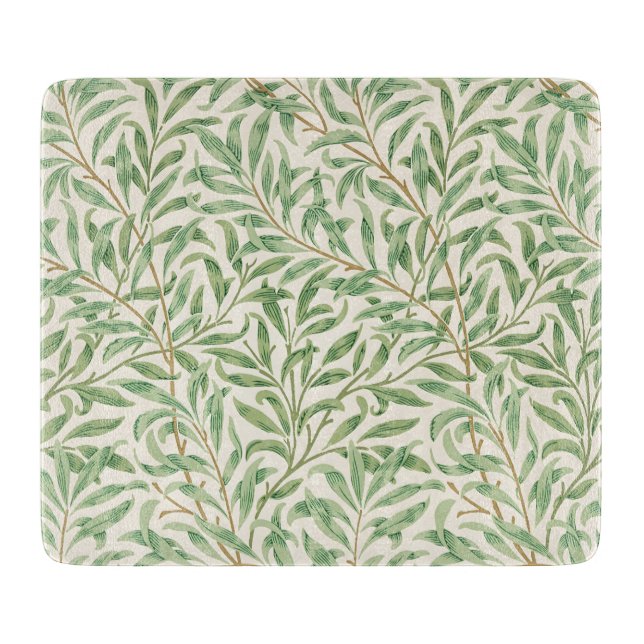 Planche À Découper Morris - Antique willow leaves & Branches Pattern (Devant)