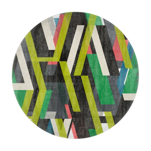 Planche À Découper Motif à flux de suspension diagonal (Devant)