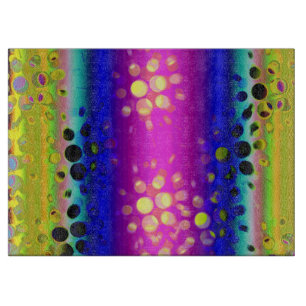 Planche À Découper Motif Abstrait coloré