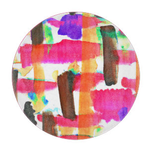 Planche À Découper Motif Abstrait Dynamique dans l'Art