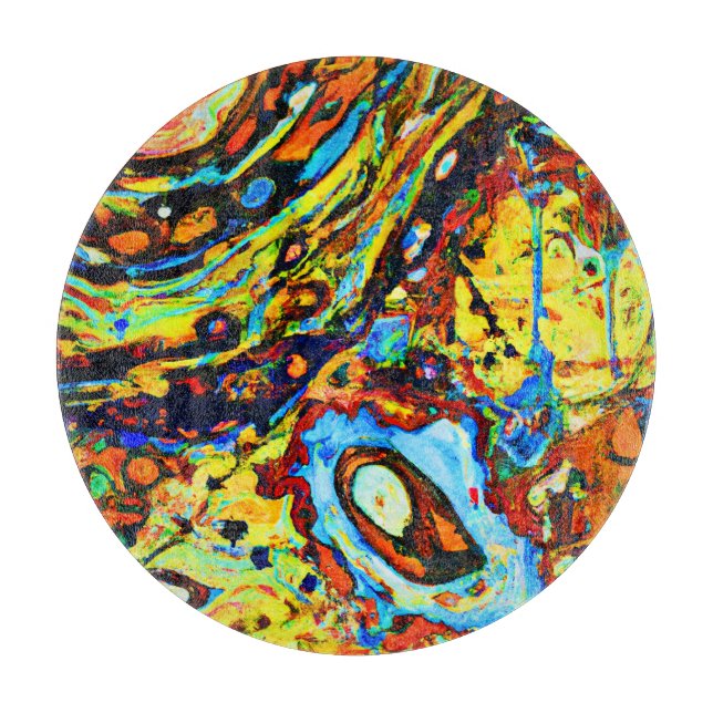 Planche À Découper Motif Abstrait exceptionnel (Devant)