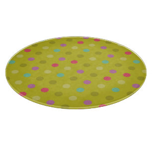 Planche À Découper motif arrière - plan de Polka-dot