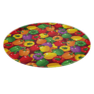 Planche À Découper Motif Bell Pepper