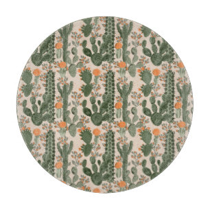Planche À Découper Motif coloré Cactus