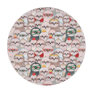 Planche À Découper Motif comique de paresse