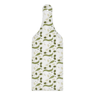 Planche À Découper Motif d'arbre de branche d'olive