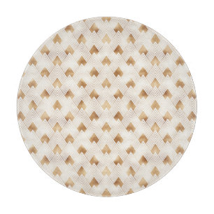 Planche À Découper Motif d'art déco d'or