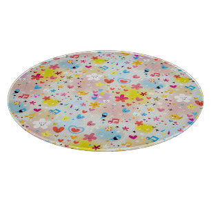 Planche À Découper motif de bande dessinée d'amusement