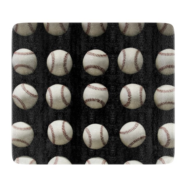 Planche À Découper Motif de baseball (Devant)