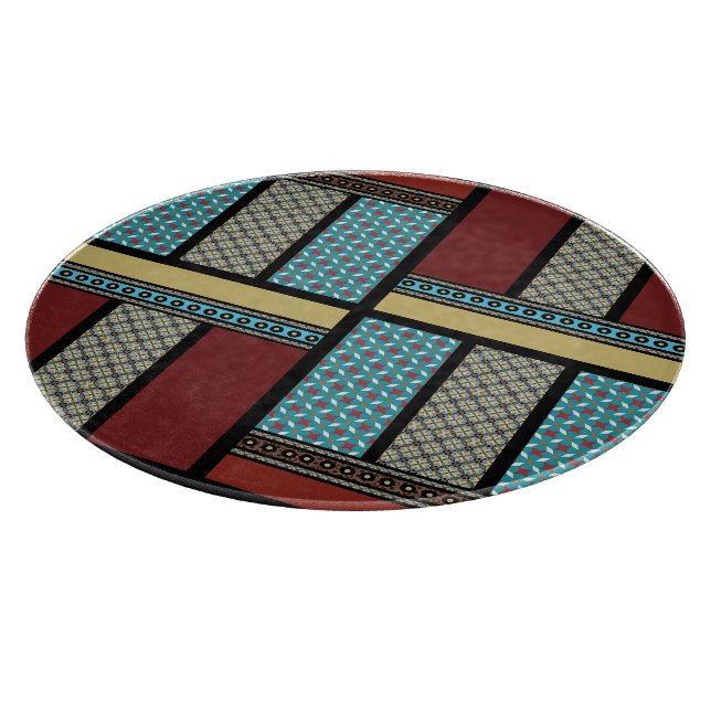 Planche À Découper Motif de bloc mexicain 1 (Coin)