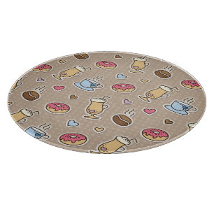 Planche À Découper Motif de café