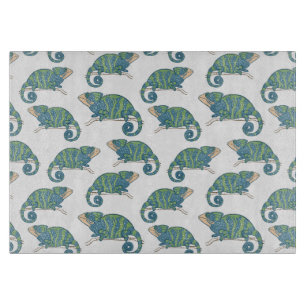 Planche À Découper Motif de caméléon