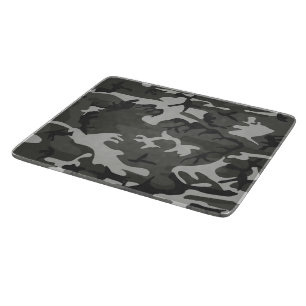 Planche À Découper Motif de camouflage gris, motif militaire, armée