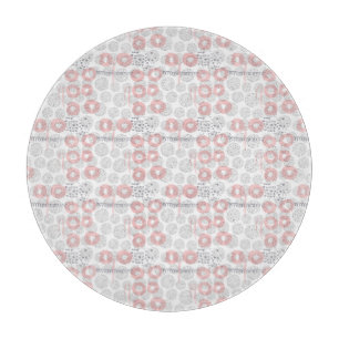 Planche À Découper Motif de cercle de point de polka