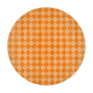 Planche À Découper Motif de diamants orange combiné par STaylor