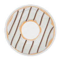 Motif de Donuts Colorés Rétro pour une Fête Amusan
