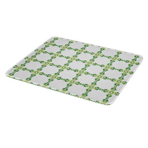 Planche À Découper Motif de feuille, motif de feuilles, feuilles vert