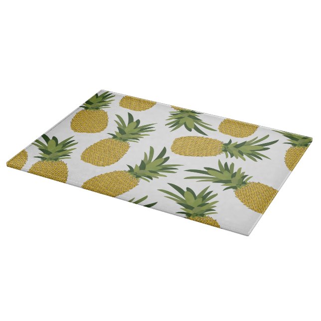 Planche À Découper Motif de fruits tropicaux à l'ananas (Coin)