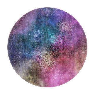 Planche À Découper Motif de galaxie coloré