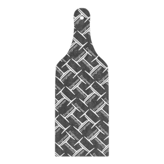 Planche À Découper Motif de l'ingénieur de poutres en acier (Devant)
