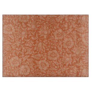 Planche À Découper Motif de Mauve de William Morris : Fleur Terracott