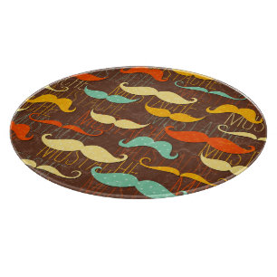 Planche À Découper Motif de moustache