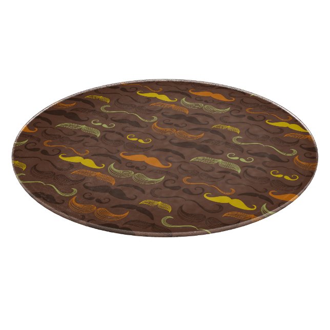 Planche À Découper Motif de moustache, rétro style 5 (Coin)