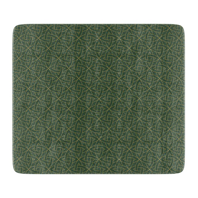 Planche À Découper Motif de noeud celtique tissé (Devant)